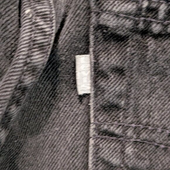 Vintage Levis Silvertab Relaxed Fit Black Denim Jeans - Size 29x28 - Picture 2 of 7